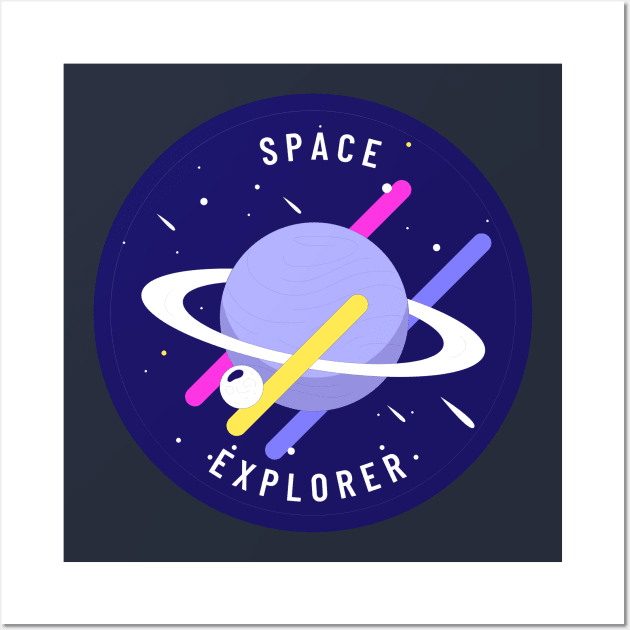 Space Explorer Wall Art by MaiKStore